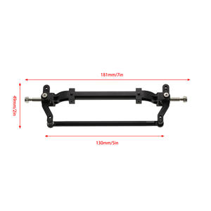 Barra de dirección delantera de aleación de control remoto, eje de rueda de enlace para Tractor <span class=keywords><strong>Tamiya</strong></span>, camión, 1/14 - Product Image 1