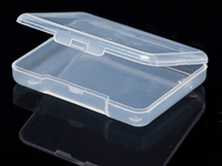 Boîte d'emballage carrée transparente en plastique PP, petite, avec couvercle à charnière, recyclable, durable, de qualité alimentaire, pour biscuits, aliments pour animaux, sucre