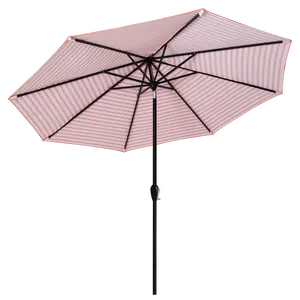 10ft Auto Cantilever Tuinparaplu Buiten Parasols Aangepast Hoogtes Patio Parasols Sienna Streep