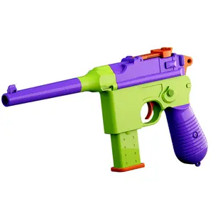 VP432 Gravity 3D turnip gun Decompression toy gun for children Hand-pulled projectile shells fire soft bullets
