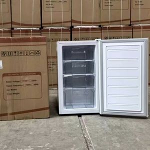 En stock, mini-réfrigérateur vertical de 98 L, congélateurs portables, <span class=keywords><strong>petit</strong></span> congélateur, électroménager, réfrigérateur intelligent à porte simple pour la maison - Product Image 2