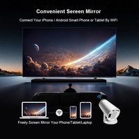 Mini projecteur Android 11.0 projecteur à courte portée 1080P HD Smart 4K projecteur HY300PRO avec des films en direct gratuits pour adultes