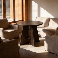 Ensemble table et chaises de bar en bois massif de luxe moderne pour la maison, l'hôtel, le centre commercial et l'hôpital - Mobilier commercial écologique