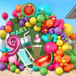 Accessori per feste Hawaii Kit per feste con palloncino in lamina di anguria - Product Image 1