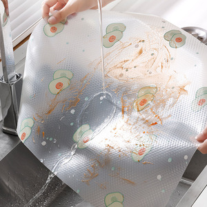 Kitchen Drawer Liners Rectangle Avocado Pattern Waterproof Oil Proof Dustproof Cover For Cabinet <b>Shelf</b> Wardrobe Use - Product Image 4