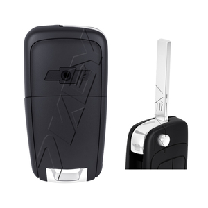 Étui de clé à distance pliable à 2 ou 3 boutons pour <span class=keywords><strong>Opel</strong></span> Vauxhall <span class=keywords><strong>Corsa</strong></span> Astra Vectra Zafira Omega HU100 Lame non taillée - Product Image 4