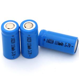 ร้อนขาย10220 <span class=keywords><strong>3</strong></span>.7โวลต์110มิลลิแอมป์ชั่วโมงลิเธียมไอออนแบตเตอรี่เซลล์ในสต็อก - Product Image 1