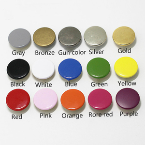 Deepeel D3-6 Decorative Accessories for Leather Craft Sewing Fasteners <strong>Press</strong> <strong>Studs</strong> Colorful Buttons Shank Plating 20mm 18mm 17mm - Product Image 5