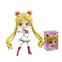 Figura Qposket de Sailor Moon, la Guardiana Bonita, con Atuendo Clásico de Marinero, Artículo Coleccionable de Anime, Decoración de Escritorio para Fans y Regalo