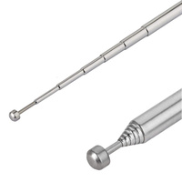 Antenne radio FM CB externe avec sonorisation mégaphone, 4 sections, tige télescopique universelle pour radio FM