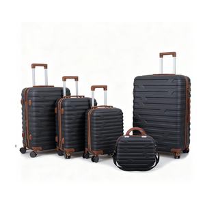 5-delige Abs Lichtgewicht Duurzame Bagageset Sterke Harde Shell Reiskoffer <span class=keywords><strong>Trolley</strong></span> Met Spinner Wielen Vrouwen Heren Bagagesets - Product Image 1