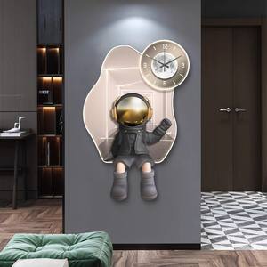 Orologio Murale Moderno Minimalista, Decorazione Creativa 3D Tridimensionale con Illuminazione LED - Product Image 4