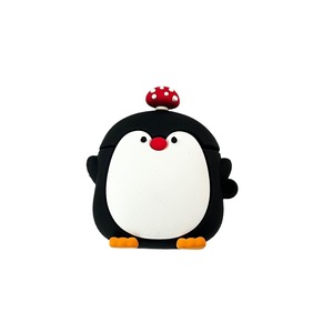 Housse en silicone pour oreillettes de pingouin champignon mignon design dessin animé pour <span class=keywords><strong>Airpods</strong></span> <span class=keywords><strong>12</strong></span> 3 <span class=keywords><strong>Airpods</strong></span> <span class=keywords><strong>Pro</strong></span> 2 joli casque d'écoute sans fil - Product Image 5