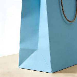 Custom-<b>patterned</b> Eco-friendly Kraft <b>Paper</b> Shopping Bags with <b>Paper</b> Rope Handles for Gift and Retail Packaging - Product Image 2