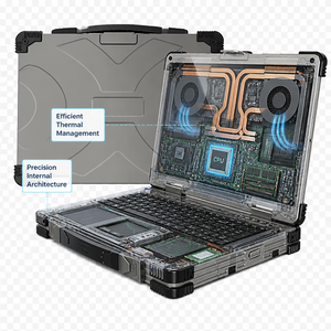 17.3 Inch Large Screen Rugged Laptop Intel Core i7 RTX Graphics Industrial Computer sunlight readable Multi-LAN Port Notebook - Product Image 6