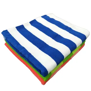 100% Cotton <strong>Sunbed</strong> Cover Fitted Beach <strong>Towel</strong> - Product Image 1