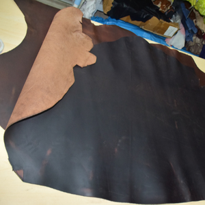 Düşük adedi tasarım özel çılgın at cilt balmumu duyusal renk değiştirme deri kazıma kafa katman çevre hakiki deri - Product Image 5