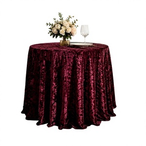 Nappe Jacquard ronde vintage en coton Design complexe dans des couleurs vives Thé à manger Couverture de fête de mariage Utilisation extérieure Tissu PP - Product Image 1