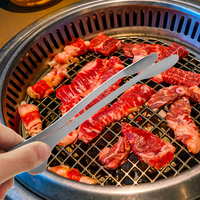 TOALLWIN Accessoires de cuisine tendance, pinces à barbecue, pinces de cuisson en acier inoxydable, pinces à nourriture de cuisine