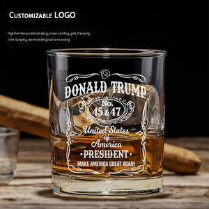 Vasos de whisky Rocks con logotipo personalizado al por mayor, juego de copas de whisky anticuadas, copas de vino con fondo grueso - Product Image 2