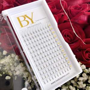 LOGOTIPO personalizado tallo corto prefabricado ventiladores de volumen <span class=keywords><strong>precio</strong></span> de fábrica <span class=keywords><strong>pestañas</strong></span> 3D 4D 5D 6D inferior <span class=keywords><strong>pestañas</strong></span> extensiones de cabello sintético - Product Image 3