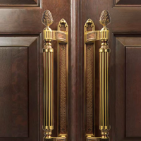 Poignées de tirage robustes pour portes vitrées doubles de luxe 600/800/1200/1500/1800mm, quincaillerie commerciale pour entrées et vitrines