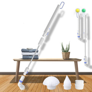 Rotating Telescopic Waterproof <b>Scrubbing</b> <b>Brush</b> Rechargeable 2000mAh Battery ABS Material for Household Car Hotel Use - Product Image 2