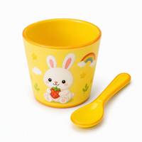 Service de table en mélamine pour enfants, assiettes et bols à compartiments pour enfants à motifs de dessins animés, sans BPA, incassable, compatible lave-vaisselle, direct usine
