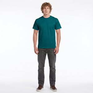 Votre design ici, t-shirts personnalisés en coton respirant, col rond, manches courtes, hommes femmes, logo personnalisé, texte, cadeaux d'été, FINER - Product Image 1
