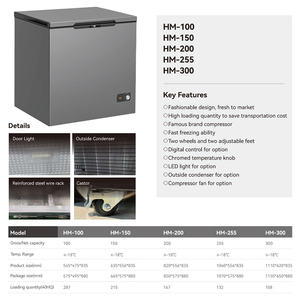 <span class=keywords><strong>Congelador</strong></span> <span class=keywords><strong>Horizontal</strong></span> Comercial de 300L, Sin Escarcha, Alta Eficiencia de Enfriamiento, Resistente, Ideal para Uso Comercial y Doméstico - Product Image 6