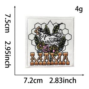 แผ่นปักลายแม่แบบรีดติดสำหรับตกแต่ง - Product Image 6