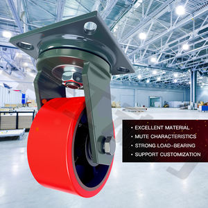 6 Zoll Gerüst Nylon Last 5 Tonnen Kugel rolle PVC Schwarz Feste Hoch leistungs bewegung 12 Zoll Spezial High <span class=keywords><strong>Caster</strong></span> Wheel - Product Image 1