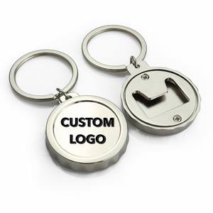 Llavero Abridor de Botellas de Aleación de Zinc Creativo y Ligero con Logotipo Personalizado, Recuerdo Promocional para Bodas - Product Image 1