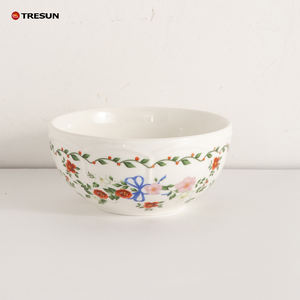 Juego de Vajilla de Porcelana Elegante con Calcomanías de Flores Coloridas Estilo Chino, Apto para Microondas y Lavavajillas - Product Image 6