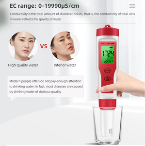 Portable 4-in-1 5-in-1 3-in-1 Water Quality Tester Accuracy <strong>PH</strong> <strong>Meter</strong> TDS EC Temp Detector for Hydroponics - Product Image 6