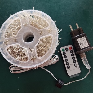 Fata Impermeabile di Natale Luci a grappolo petardo Stellato stringa di luci per camera da letto <span class=keywords><strong>soffitto</strong></span> matrimonio albero di natale decorazione - Product Image 5