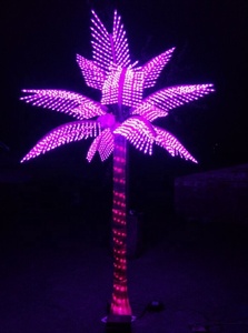 Landscape Lighting Palm <strong>Tree</strong> Lights Outdoor Holiday Lit Palm <strong>LED</strong> <strong>Lighted</strong> <strong>Tree</strong> - Product Image 3