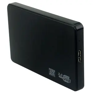 Caja de plástico para disco duro SATA a USB 2,5, carcasa para disco duro HDD/SSD de 3,0 pulgadas, venta al por mayor de fábrica, carcasa para disco duro libre de herramientas