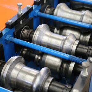 Cán cửa cuộn tạo thành máy sản xuất máy của Roll - up cửa Bảng điều khiển dây chuyền sản xuất của con lăn màn trập cửa Ribbon - Product Image 4