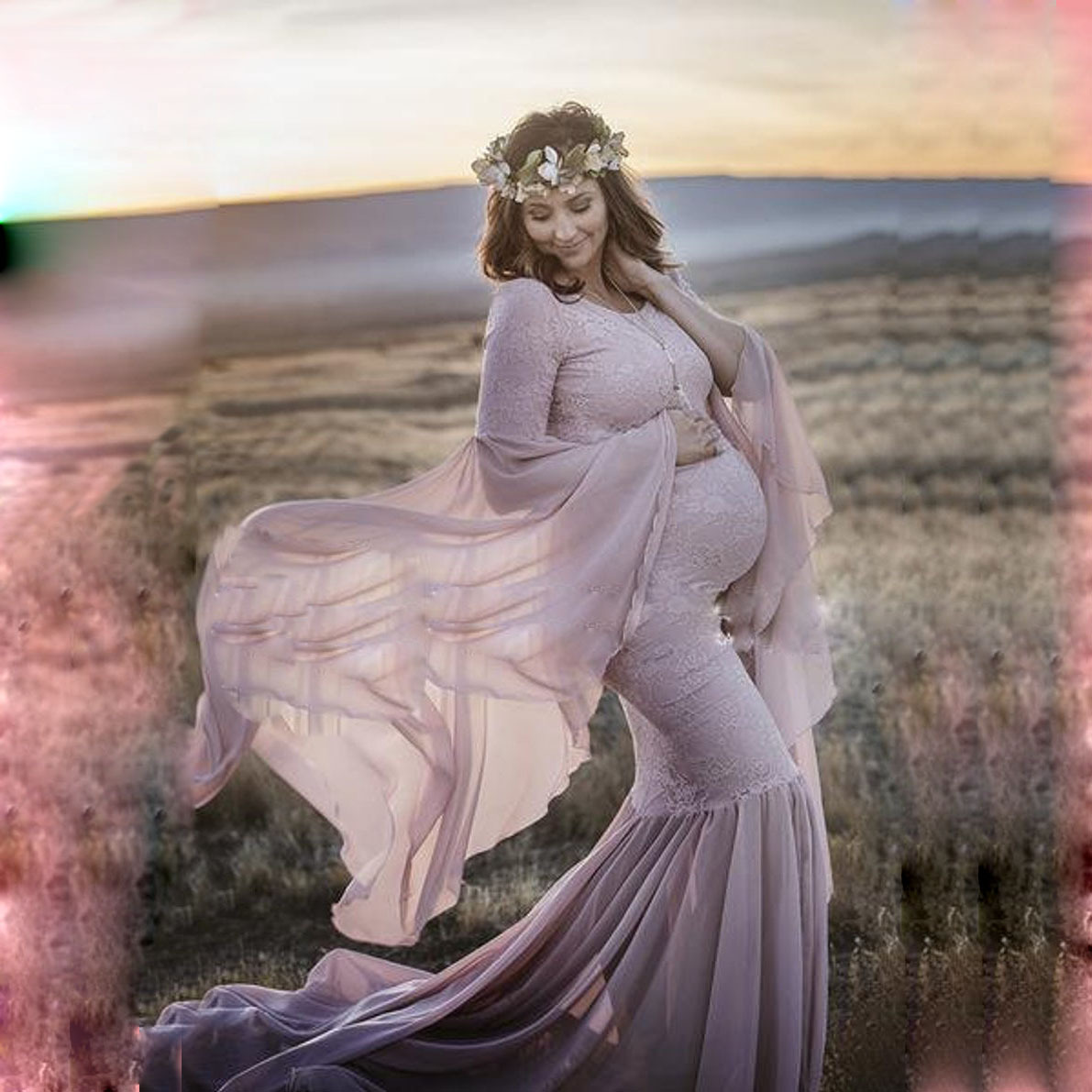 Wholesale maternity dress for photoshoot,10 Pieces Wholesale maternity dress for photoshoot,10 Pieces
