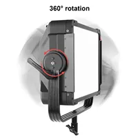 Panneau LED de lumière douce de studio GVM officiel YU200R RGB, lumière vidéo professionnelle