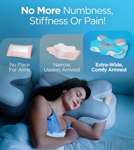 Custom Logo Ergonomic Slow Rebound <strong>Memory</strong> <strong>Foam</strong> Orthopedic Therapeutic Cervical Medical Side Sleep Butterfly Neck Pillow <strong>Cushion</strong> - Product Image 3