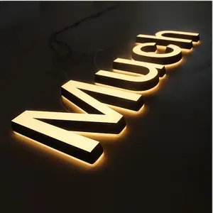 COSUN-señal acrílica personalizada con retroiluminación LED, cartel con letras LED 3D para exteriores, logotipo de tienda y negocios