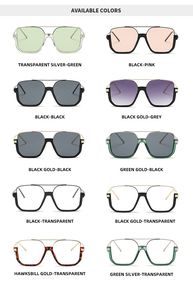 2024 métal grand cadre en gros populaire lunettes Vintage Lentes De Sol mode UV400 femmes fête lunettes de soleil - Product Image 4