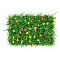 Fleurs artificielles en plastique, cloisons de fleurs artificielles, tapis floraux faux, écrans pour rebords de fenêtre, ornements décoratifs