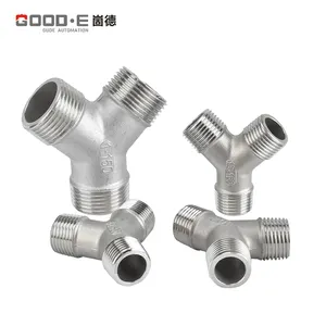 GOOD-E China Best Stainless Steel Hydraulic Transition Joints Equal Tees ac/ad Three Way Quick Joint