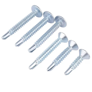 Bibo Yaente Factory Galvanized Cross Recess Drill Tail <b>Screw</b> Countersunk <b>Flat</b> Head Self-drilling Fastener Metric Drill Tail - Product Image 3