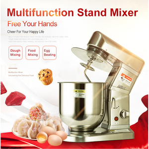 Mezclador de masa en espiral de 10 litros, máquina amasadora, mezcladores de alimentos para el hogar con accesorios, piezas de repuesto, mezclador de soporte de <span class=keywords><strong>panadería</strong></span> de 2Kg - Product Image 2