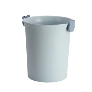 New Arrival Plastic Waste Paper Bin Home Hotel Kitchen Trash Bin Round Open Top Garbage Can