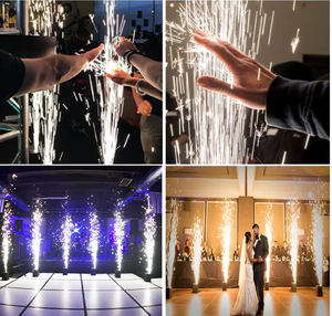 2025 nóng 1000W không thấm nước IPX4 Máy Tia lửa lạnh DMX512 & điều khiển từ xa cho tiệc cưới ngoài trời sử dụng - Product Image 5